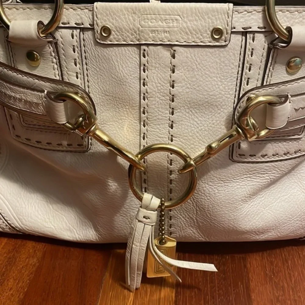 Coach Hampton Andrea Satchel